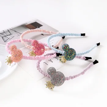 QIYUE035 4buc/lot Nou pentru copii fete inima floral hairband bentita de Vară pentru copii casual drăguț desene animate coroana accesorii de Par