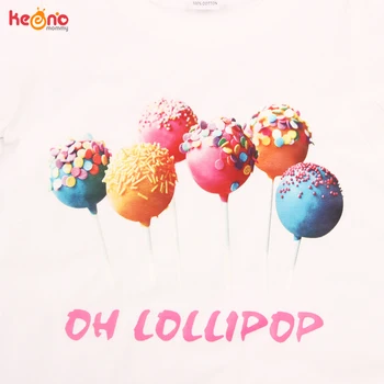 Teren Bomboane Lollipop Tematice Fete Pentru Copii De Ziua Tutu Costum Copii Vara T-Shirt+Tul Fusta Tutu Copii Îmbrăcăminte Set
