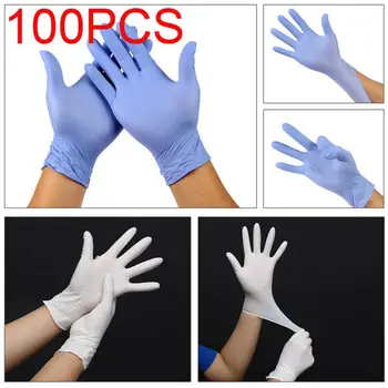 100buc Mănuși de Unică folosință Non Latex Non Vinil, Nitril Ultra-subțire Mănuși de Calitate Pentru Igiena zonelor en-Gros Marimea M L XL