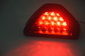 Universal Lumini Exterioare 12 LED-uri Auto de Frână Lampă Marșarier Vehiculului Avertizare Strobe Flash de Lumină F1 Stil de styling auto transport gratuit