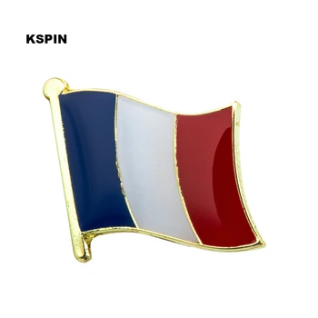Franța flag pin rever insigna pin 300pcs o mulțime Brosa Icoane KS-0057