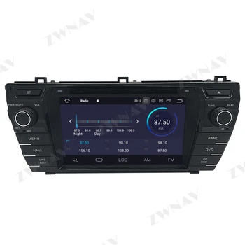 PX6 4+64GB, Android 10.0 Mașină Player Multimedia Pentru Toyota corolla 2013-2016 auto GPS Navi Radio navi stereo ecran Tactil unitatea de cap