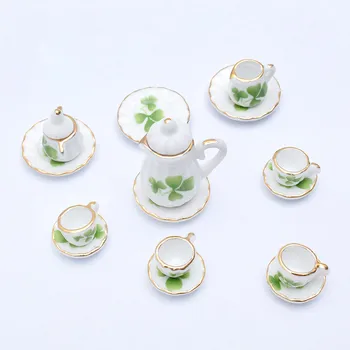Miniatura Farmec Oală de Ceai Antena Cesti de Ceai din China Cana de Sticla Set Casa Diy Accesorii pentru Papusa Mini Mobilier Decorare Casa