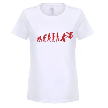 Evoluția de Aikido Tricou de Vara cu Maneci Scurte Femei Amuzant Rece de Imprimat Tricouri de Bumbac pentru Femei T-shirt Îmbrăcăminte de sex Feminin OT-006