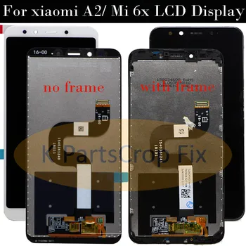 Pentru Mi A2 MIA2 Display LCD Digitizer Touch Screen de Asamblare pentru Xiaomi Mi a2 Global Inlocuire Reparare Piese de Alb 5.99 inch