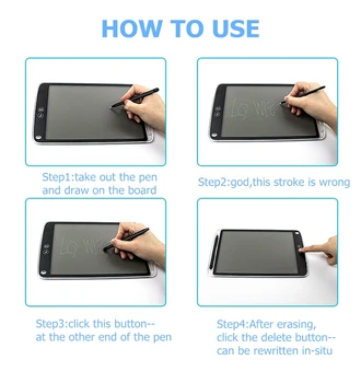 Portabil Transparent LCD tăbliță de Scris Electronice Scrisul Tampoane de Pictură Digitală Copie Bord Desen Tableta