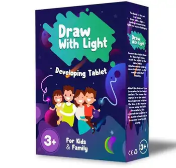 Magic Placa De Desen Stabilite În Întuneric Copii Jucarii Haioase Desena Cu Lumina De Noapte Scris De Învățământ Limba Rusă Noctilucent Copii