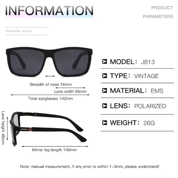 Designer de Brand TR90 Polarizat ochelari de Soare Barbati Femei Moda Pătrat Sport Ochelari de Soare de sex Masculin de Conducere Auto Ochelari de protectie UV400 Okulary