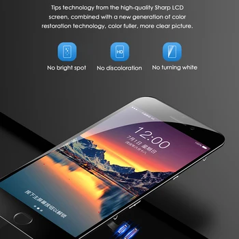 NOHON Ecran LCD Pentru iPhone 6 6S 7 8 X iPhone7 de Afișare 3D Digitizer Asamblare 3D Touch de Înlocuire AAAA Telefon Mobil Lcd + Rama