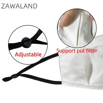 Zawaland Adult Gura Masca de Protecție, Măști cu Filtru Lavabil Masca de fata Reutilizabile Windproof Gura-mufla