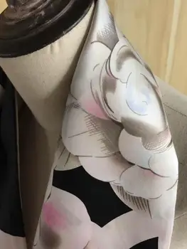 2020 New Sosire Toamna de Moda Elegant Clasic cu flori eșarfă de mătase 90*90 cm pătrat șal diagonal wrap pentru femei lady fata