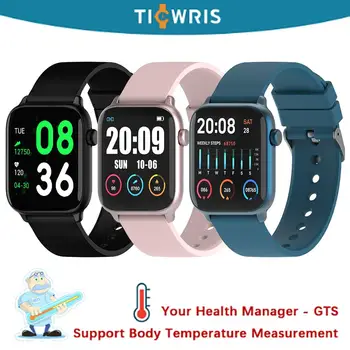TICWRIS GTS Ceas Inteligent IP68 Impermeabil Multi-sport Brățară Inteligent Temperatura în timp Real de Monitorizare a Sănătății Bratara