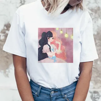Doamnelor vara casual mâneci scurte Plânge Copilul Melanie Martinez Imprimate Topuri de Moda Oana Gât T-Shirt Amuzant Harajuku Estetice