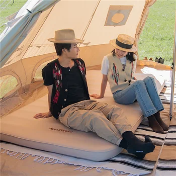 Naturehike Auto-umflarea Pliere Pad de Dormit Confortabil Portabil Rezistenta la Uzura Îngroșat Saltea de Camping NH20FCD08