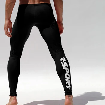 Pantaloni de jogging barbati iute uscat sport rulează strâns de sex masculin sală de fitness homme în aer liber compresie de formare elastic pantaloni de trening