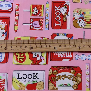 Tesatura de Bumbac Pentru Cusut Țesuturi Pentru Mozaic Copii asternuturilor de Pat Set de lucru Manual Material Japonez de Desene animate Pentru DIY Păpuși de Cârpe