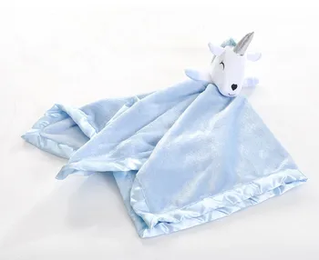 100X100CM baby pacificat pătură unicorn flanel pătură de desene animate cap de animal covor.
