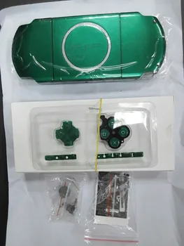 Cristal de Culoare set Complet de Locuințe de Acoperire Coajă Caz de Înlocuire pentru PSP3000 PSP 3000 Joc Consola cu Butoane kit
