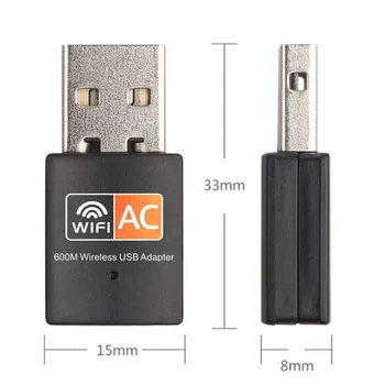 Adaptor Wifi pe USB 600Mbps Usb Ethernet Enchufe WiFi placa de Retea Wireless Wi-fi Adaptor Usb Wifi Dongle Adaptor Ethernet NC4501AC