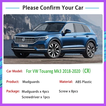 Apărătoare de noroi Aripa Aripa pentru VW Volkswagen Touareg MK3 CR 2018 2019 2020 Splash apărătorile de Noroi Clapete Exterioare Accesorii Auto de Mărfuri