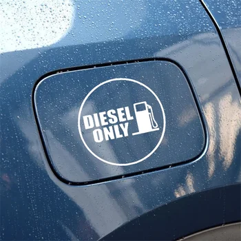 Masina Diesel Logo Model de Autocolant Auto de Înaltă Calitate, Decor Fereastră Personalitate din Pvc rezistent la apa Decal alb/Negru, 12cm*12cm