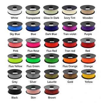 ANYCUBIC 28 Culori Opțional Imprimantă 3D Filament PLA 1KG/rola 1,75 mm pentru Imprimanta 3D /3D Pen/Reprap/Makerbot
