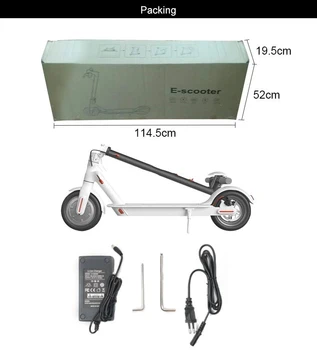 Nici o Taxa UE Germania Depozit Scuter Electric Pentru 8,5 cm Roata de Bicicleta Scuter De 7,8 Ah 250W Cu App de Top Populare Scutere LWT
