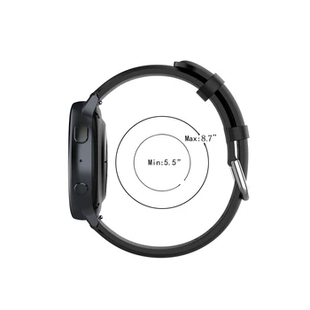 20mm Curea din Piele pentru Samsung Active2 44mm 40mm SM-R820 R830 R500 R810 pentru Galaxy Active Ceas de mână Brățară Band Watchband