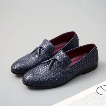 Plus Dimensiune 38-48 Barbati Pantofi 2019 Nou Respirabil Confortabil Bărbați Mocasini de Lux Ciucure Țese Bărbați Apartamente Barbati Pantofi Casual