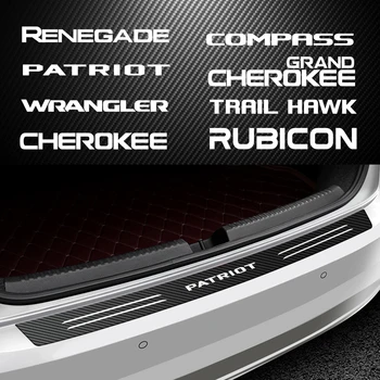 Accesorii auto Bara Spate Portbagaj Garda Autocolante Pentru JEEP Renegade Patriot Wrangler, Cherokee Busola GrandCherokee Traseu