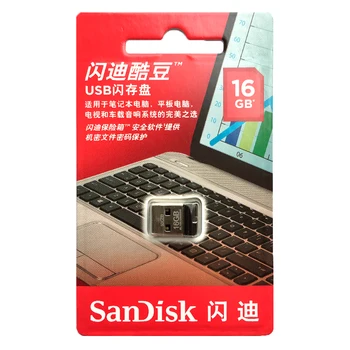 Unitate Flash USB SanDisk Cruzer Fit CZ33 64GB 32GB 16GB Super Mini Pen Drive USB 2.0 Memory Stick 8GB U Disc