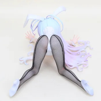 Nici un Joc nu Viata SHIRO iepure Bunny girl Fata din PVC Figura de Acțiune Jucării 12cm