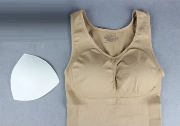 Cami Formator Forma Corpului Purta Genie Bra Tummy Trimmer Rezervor fără Sudură de Sus Camishaper cu sutien căptușit de îmbrăcăminte pentru femei