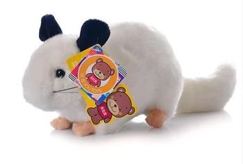 30cm Lungime Mini Realiste Chinchillidae Jucării de Pluș Moale Realist Chinchilla Animal de Pluș Jucărie Pentru Copii 2 Culori Disponibile