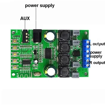 TPA3118D2 Bluetooth 5.0 Amplificator Digital de Bord Amplificador Dual Channel Audio Amplificatoare Placa Amplificador 2*30W A4-006