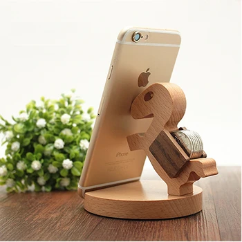 Universal Unic din Lemn Kufung Stil Suport de telefon Mobil Stand Suport Pentru iPhone Pentru Samsung Pentru XiaoMi Telefoane Inteligente Portabile