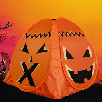 Halloween Cort De Joaca Pentru Copii Dovleac Față Tipărite Pliante Jucărie Interactiv Interioară În Aer Liber Camping Accesorii De Pescuit