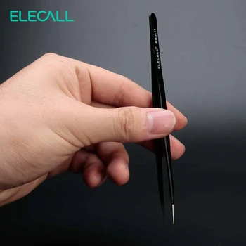 ELECALL 6pcs Electronice Set Pensete din Oțel Inoxidabil Forceps Alicate de Reparare Întreținere Scule de Mână