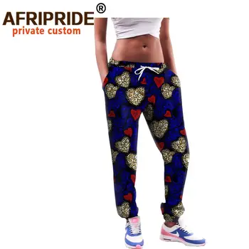 De Vară 2020 Africa de Ankara Print Pantaloni pentru Femei Casual Joggeri Streetwear Pantaloni Plus Dimensiune Talie Joasa, Pantaloni Ceara A2021005