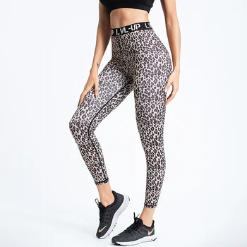 2020 Femei Pantaloni De Yoga Leopard Cereale Jambiere Sport Fitness Pantaloni Jambiere Femei Stivuite Pantaloni
