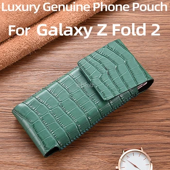 De lux Piele naturala Husă de Protecție Portofel Geanta Pentru Galaxy Z 2 Ori Folder Husă de Telefon Caz galaxy z 2 ori husă de Caz