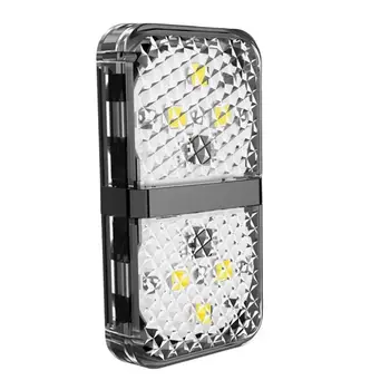 2 buc LED-uri Auto Deschidere Ușă Lumina de Avertizare de Siguranță Anti-coliziune Lumini Flash Magnetic Wireless Lampa Semnal Durabil Pentru Baseus