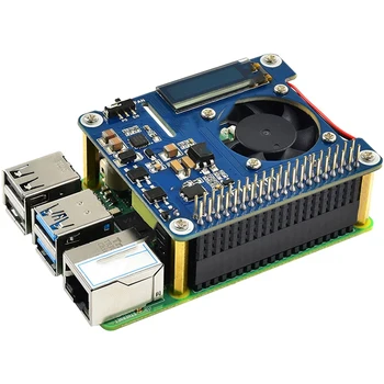 FIERBINTE-pentru Raspberry Pi Power over Ethernet PĂLĂRIE (B) pentru Raspberry Pi 3B + / 4B și 802.3 Af PoE de Rețea