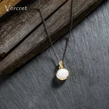 Vercret curcubeu drăguț moonstoned colier cu argint 925 lanț colier handmade pentru femei bijuterii cadou