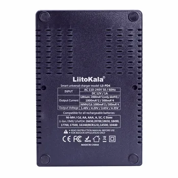 LiitoKala Lii-PD4 Încărcător de baterie pentru 18650 26650 21700 18350 AA AAA 3.7 V/3.2 V/1.2 V/ NiMH baterie litiu