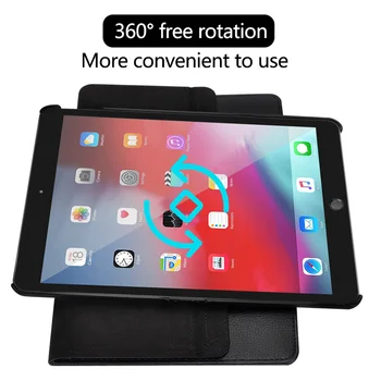 Ipad2 3 4 Piele Rotativ la 360°, Înapoi Caz Moda Sirena Capac de Protecție Pentru 2020 iPad Pro 11 12.9 10.5 7.9 inch Mini 1 2 3 5