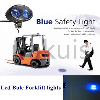 Albastru Stivuitor de Lumină Led Depozit de Siguranță Lampa de Avertizare Loc Offroad Pentru Cursa 12V-48V