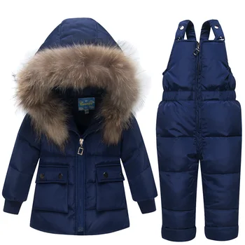 -30 de Grade pentru Copii Jachete de Iarnă Rață Jos Haina Imbracaminte Copii 2019 Fete Baieti Iarna Cald în Jos Îngroșarea Îmbrăcăminte exterioară