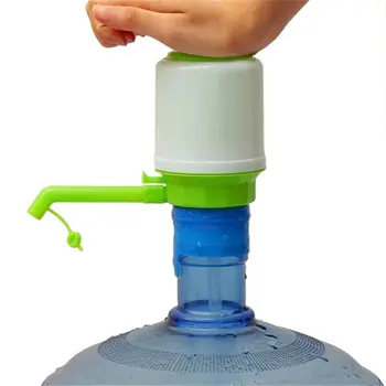 1x apă potabilă pompa manuală îmbuteliată mână de presiune portabil, pompa dozator, fără sursă de alimentare în aer liber, birou de