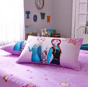 Disney, Bumbac, fețe de Pernă shams 1buc Desene animate Printesa Frozen Elsa Sofia Albă ca Zăpada Cuplu de Pernă Decorative 48x74cm